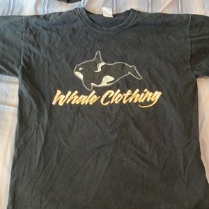 Whale clothing tee
